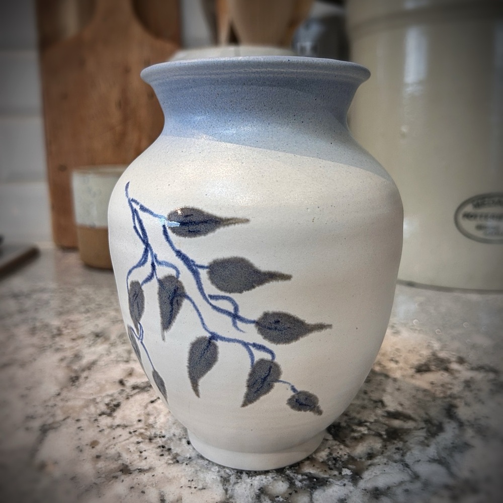 Beautiful artisan hand made pottery vase